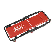 Sealey Creeper/Seat Steel With 6 Wheels Deluxe Sealey - Dynamic Drive