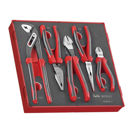 Teng Tools Plier Set TPR Grip FOAM2 5 Pieces Teng Tools - Dynamic Drive