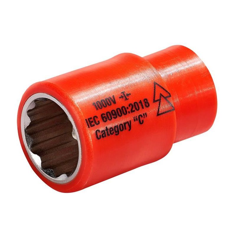 Itl Insulated Insulated 3/8in Drive Socket 17mm ITL Insulated - Dynamic Drive