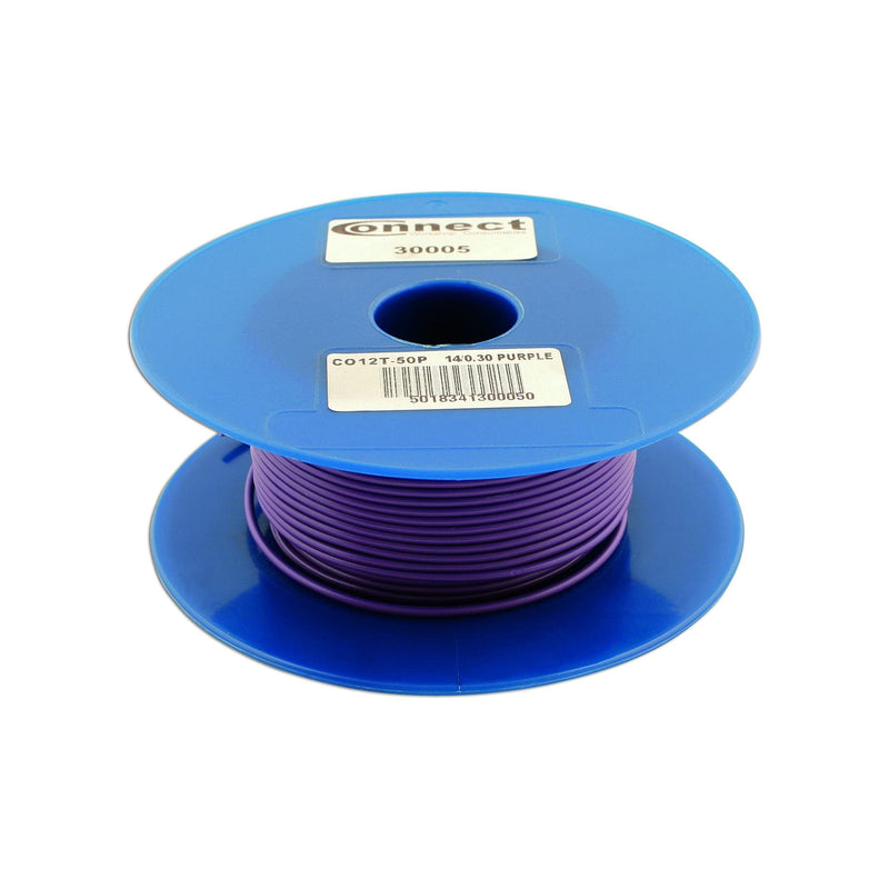 Connect Purple Single Core Auto Cable 14/0.30 50m 30005 Tool Connection - Dynamic Drive