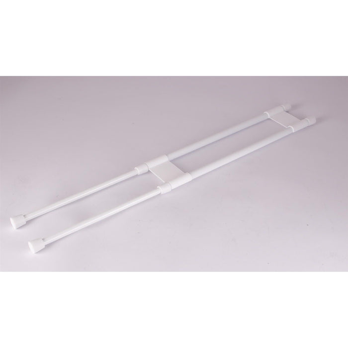 2 x Caravan Motorhome Boat RV Cupboard Fridge Double Retaining Bars 40.5 - 71cm Via Mondo  - Dynamic Drive