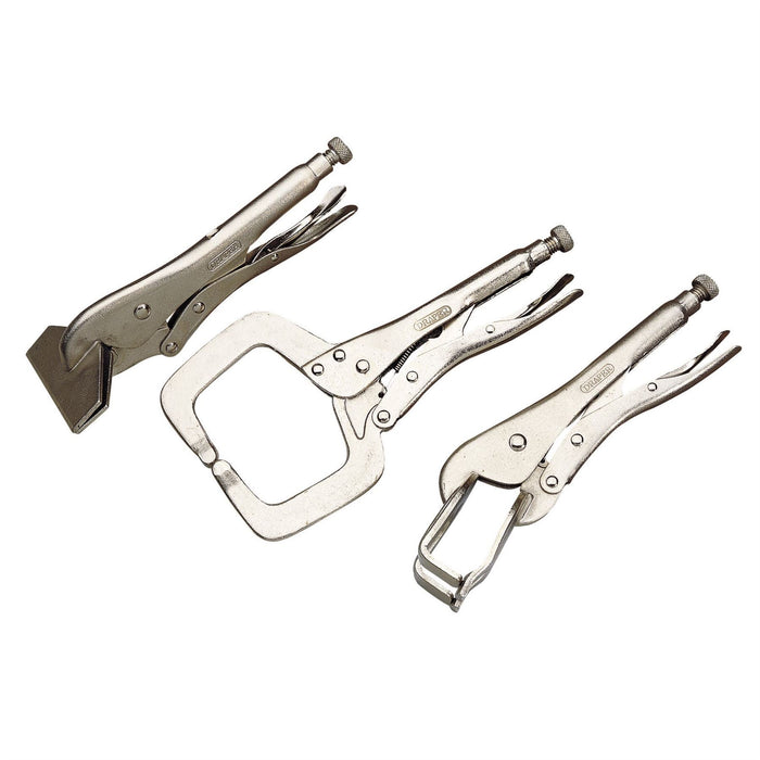 Draper Self Grip Clamp Kit (3 Piece) 33836 Draper - Dynamic Drive