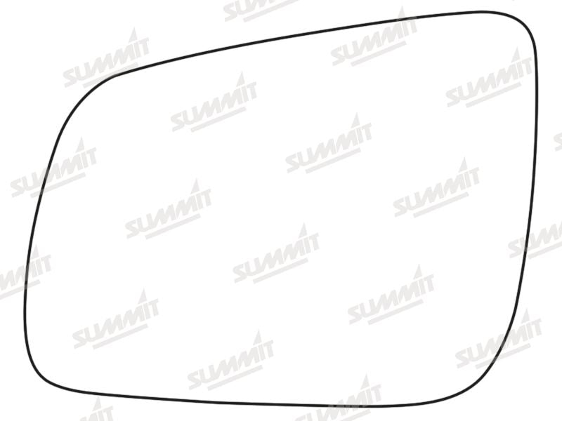 Summit Stick-On Standard Mirror Glass fits Mitsubishi Lancer LHS Summit - Dynamic Drive