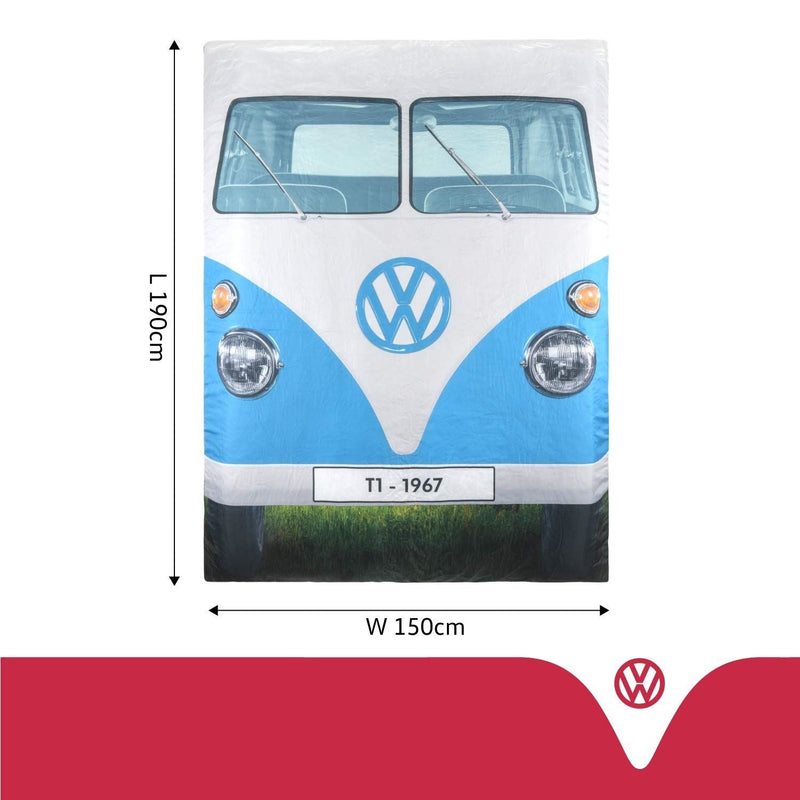 Vw Double Sleeping Bag Reversable Blue/Red 190Cm X 150Cm OL0183 Board Masters - Dynamic Drive
