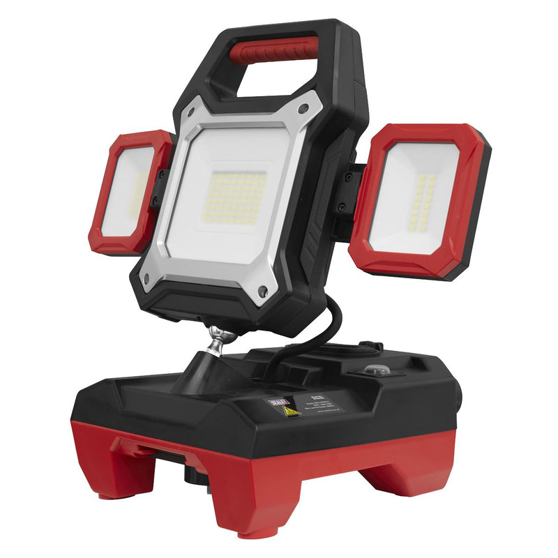 Sealey Cordless/Corded 20V 4Ah SV20 Series Worklight Kit SMD LED 4000lm Sealey - Dynamic Drive