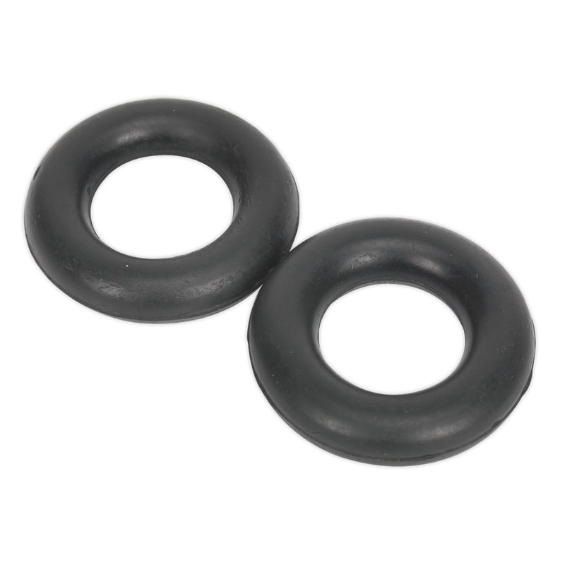 Sealey Exhaust Mounting Rubbers L59 x W59 x D13.5 (Pack of 2) EX04 Sealey - Dynamic Drive