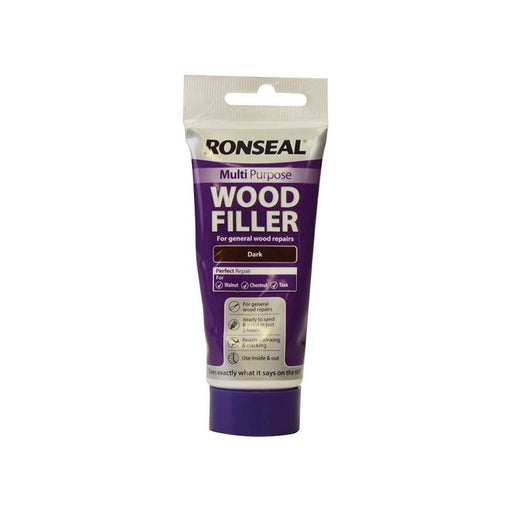 Ronseal Multipurpose Wood Filler Tube Dark 100g Ronseal - Dynamic Drive