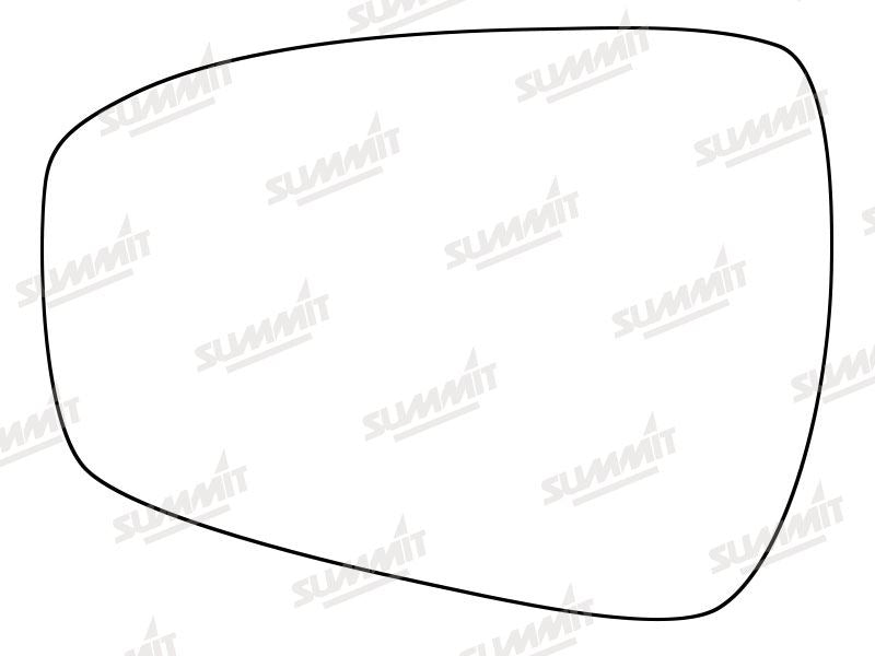 Summit Heated Base Plate With Blind Spot Mirror Ford Mondeo 14 On LHS Summit - Dynamic Drive