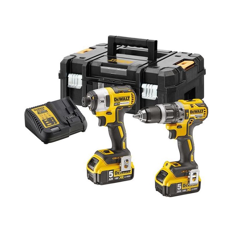 Dewalt Power Tools DCK266P2T XR Brushless Twin Pack 18V 2 x 5.0Ah Li-ion DeWALT Power Tools - Dynamic Drive