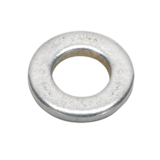Sealey Flat Washer M6 x 12mm Form A Zinc DIN 125 Pack of 100 FWA612 Sealey  - Dynamic Drive