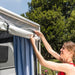 Fiamma Caravanstore Zip Top XL 550 Royal Blue Fabric (06771L02Q) Manual Awning Rail Fiamma - Dynamic Drive