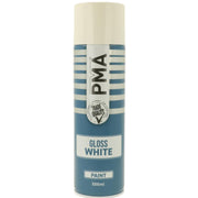 12x PMA Professional Gloss White 500ml Spray Paint High Coverage PMA - Dynamic Drive