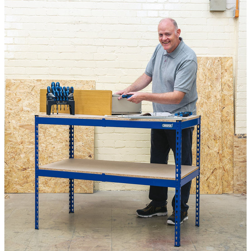 Draper Steel Workbench, 1200 x 600 x 900mm 24912 Draper - Dynamic Drive