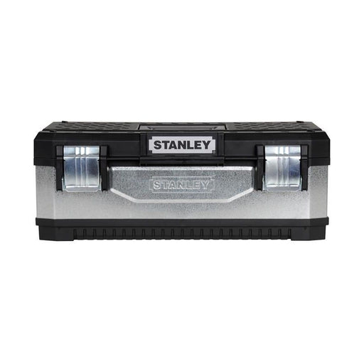 Stanley® Hand Tools Galvanised Metal Toolbox 58cm (23in) STANLEY® Hand Tools - Dynamic Drive