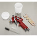 Sealey HVLP Gravity Feed Touch-Up Spray Gun 0.8mm Set-Up HVLP731 Sealey - Dynamic Drive