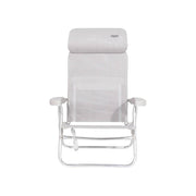Crespo Beach Chair AL/205 Compact Light Grey Crespo - Dynamic Drive