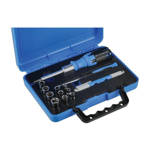 Laser Ratchet Screwdriver Set 18pc 7921 Laser - Dynamic Drive