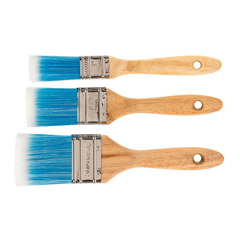 Silverline Synthetic Brush Set 25, 40 & 50mm Silverline - Dynamic Drive