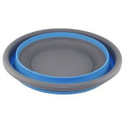 Via Mondo Washing Up Bowl Foldable 9Ltr Round Blue/Grey 1165186 Via Mondo - Dynamic Drive