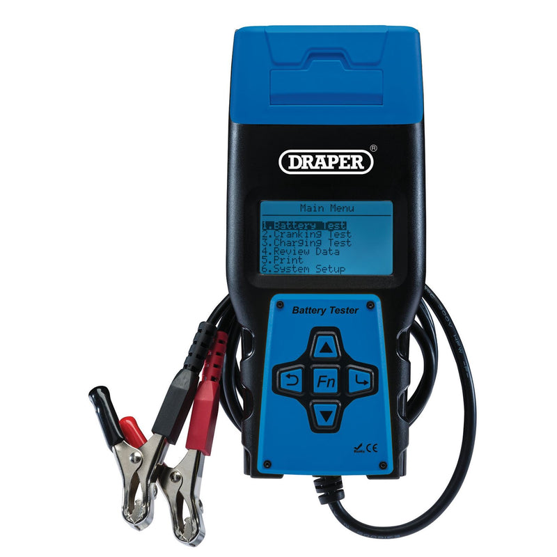 Draper Battery Tester with Printer 92445 Draper - Dynamic Drive