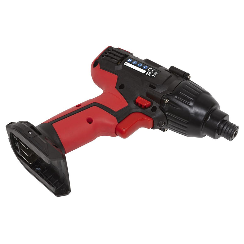 Sealey Impact Driver 20V SV20 Series 1/4"Hex Drive 180Nm Body Only CP20VID Sealey - Dynamic Drive