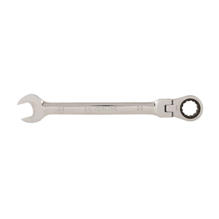 Silverline Flexible Head Ratchet Spanner 22mm Silverline - Dynamic Drive