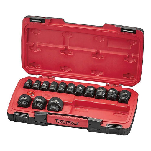 Teng Tools MECCA PRO 1/2" Impact Socket Set DIN AF 18 Pieces Teng Tools - Dynamic Drive