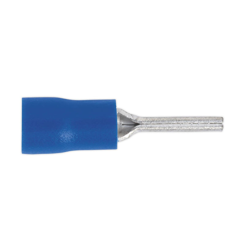 Sealey Easy-Entry Pin Terminal 12 x1.9mm Blue Pack of 100 BT18 Sealey - Dynamic Drive