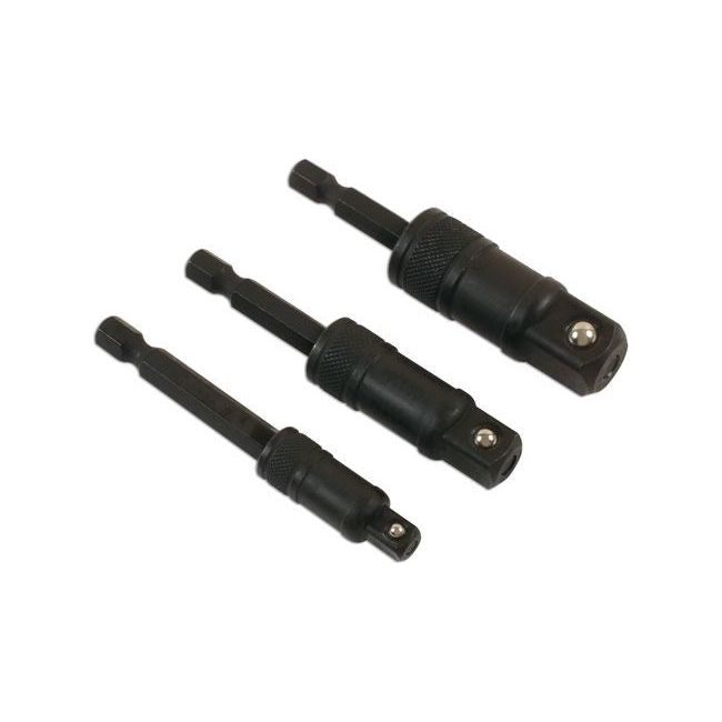 Laser Impact Quick Locking Socket Adaptor Set 75mm 3pc 7778 Laser - Dynamic Drive