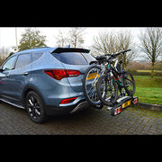 M-Way Towball Mounted Car Rear Tow Bar Cycle Holder 2 Bike Carriers w Electrics Maypole  - Dynamic Drive