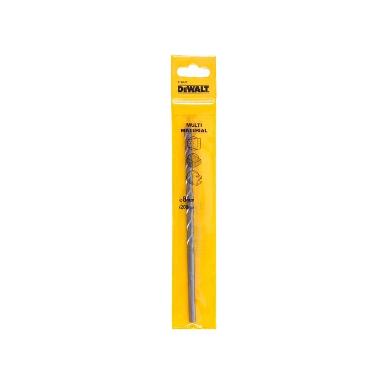 Dewalt Power Tools Multi-Material Drill Bit 8.0mm OL:200mm WL:170mm DeWALT Power Tools - Dynamic Drive