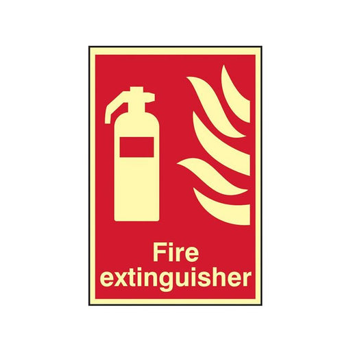 Scan Fire Extinguisher Photoluminescent - 200 x 300mm Scan - Dynamic Drive