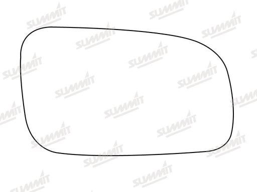 Summit Stick-On Standard Mirror Glass fits VW Lupo 01 to 05 RHS Summit - Dynamic Drive