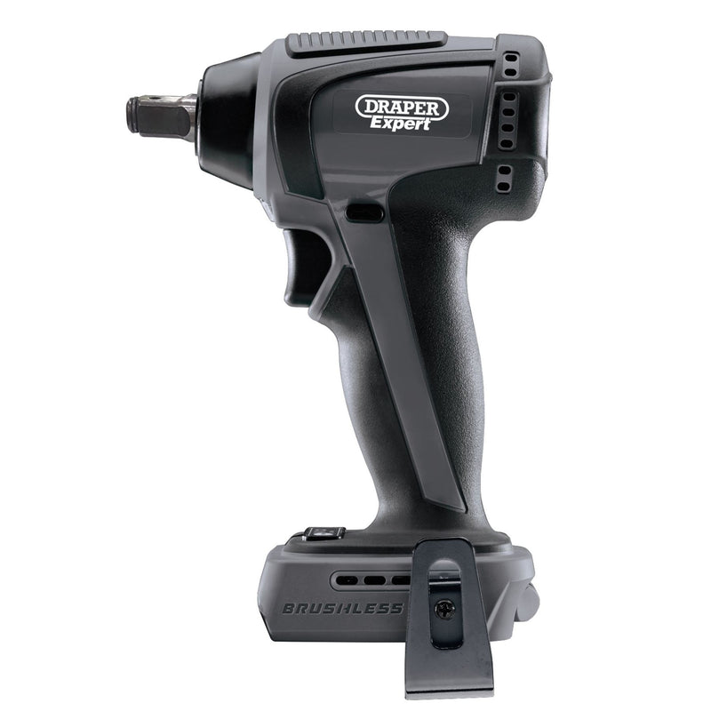 Draper XP20 20V Brushless Impact Wrench, 1/2" Sq. Dr., 300Nm (Sold Bare) 55929 Draper - Dynamic Drive