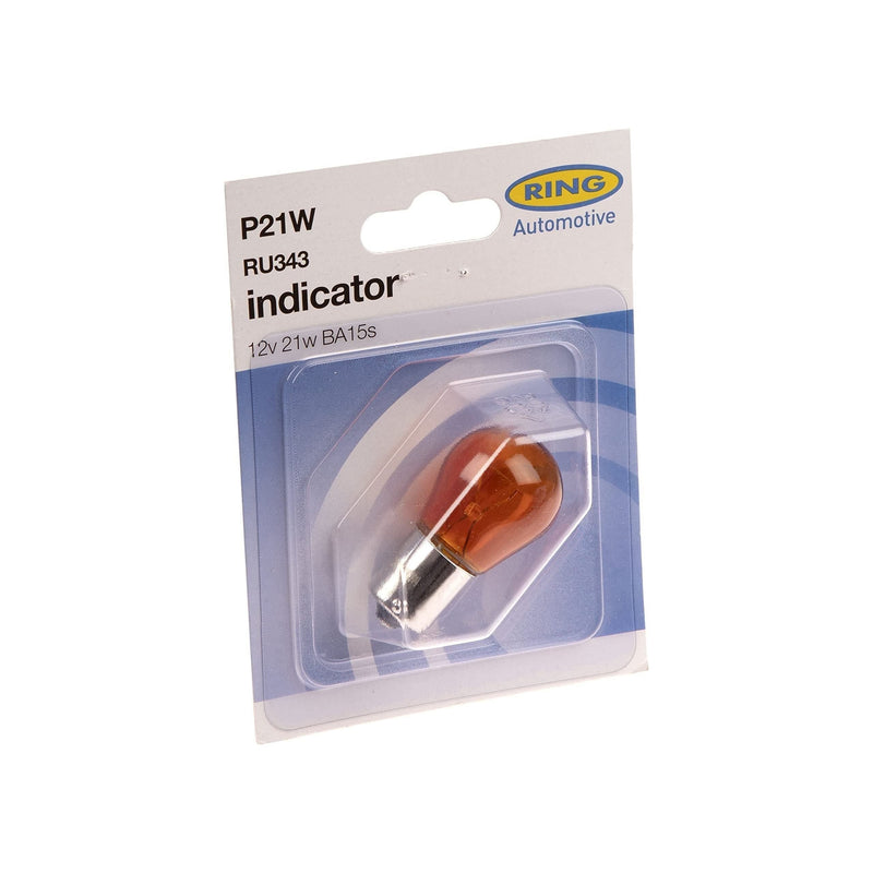 Ring Automotive RU343 12V 21W Ba15S Scc Indicator (Amber) Ring  - Dynamic Drive