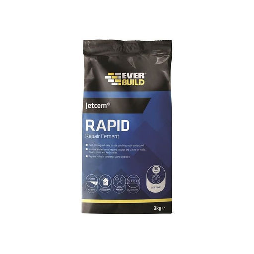 Everbuild Sika Rapid Set Cement 12kg (4 x 3kg Packs) Everbuild Sika - Dynamic Drive