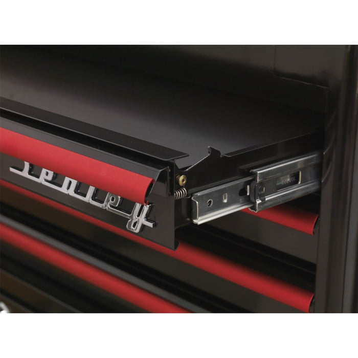 Sealey Retro Style Extra-Wide Topchest & Rollcab Combination 10 Drawer-Black wit Sealey - Dynamic Drive