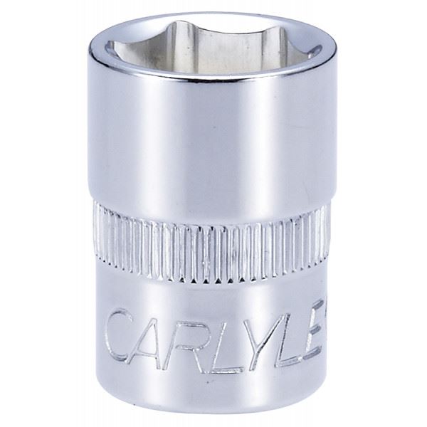 Carlyle Hand Tools 3/8Dr 14mm 6Pt Chrome Socket S38014M Caryle Tools - Dynamic Drive