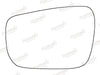 Summit Stick-On Standard Mirror Glass fits Nissan Navara 05 to 15 RHS Summit - Dynamic Drive