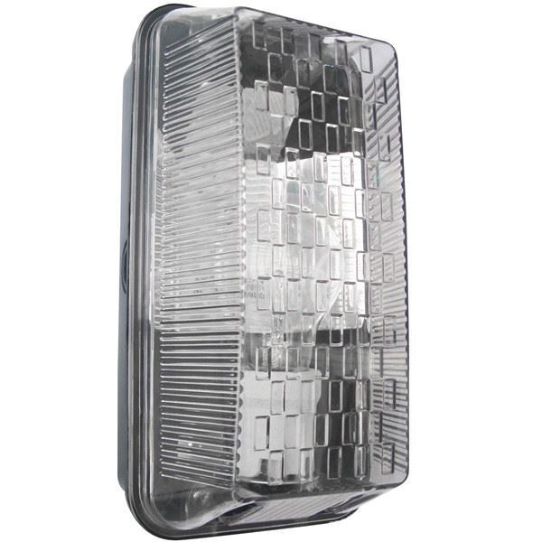 Powermaster Rectangular Bulkhead Light - Black - 100W Powermaster  - Dynamic Drive