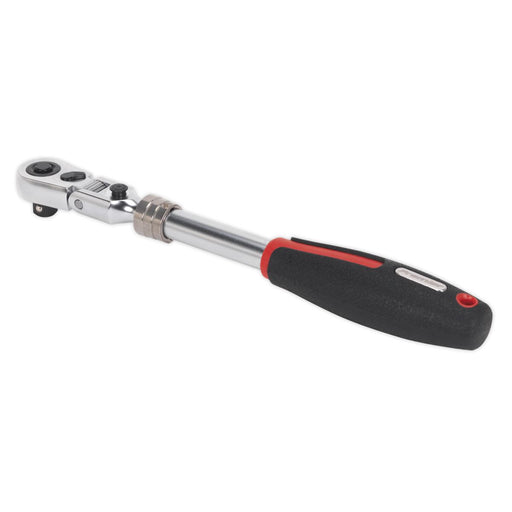 Sealey Ratchet Wrench 3/8"Sq Drive Flexi-Head Extendable Platinum Series AK8983 Sealey - Dynamic Drive