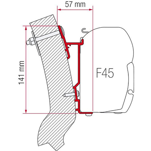Fiamma Adaptor Wingamm Oasi 350: Smooth Compatibility, Improved Camping Experie Fiamma - Dynamic Drive