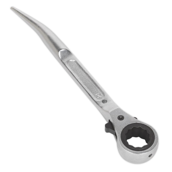 Siegen 21mm Ratchet Scaffold Podger Reversible Socket Wrench Scaffolders Siegen  - Dynamic Drive