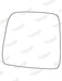 Summit Stick-On Standard Mirror Glass fits Suzuki Jimny 98 to 07 LHS Summit - Dynamic Drive