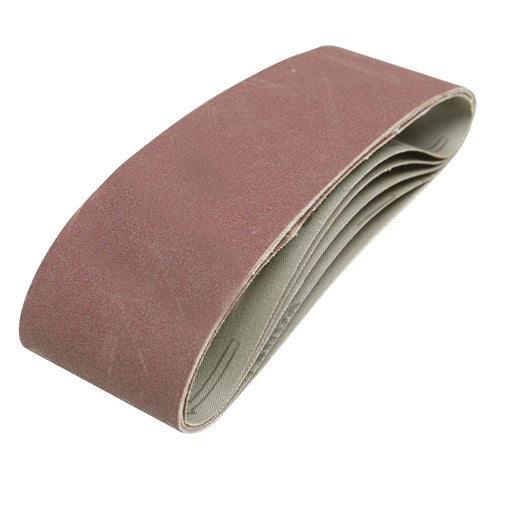 Silverline Sanding Belts 75 x 533mm 5pk 40 Grit Silverline - Dynamic Drive