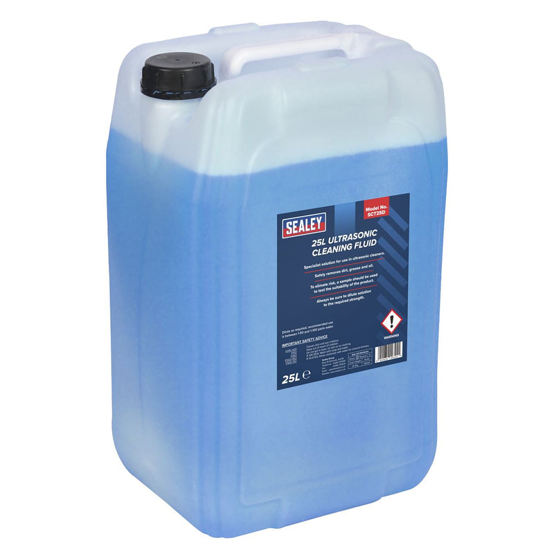 Sealey Ultrasonic Cleaning Fluid 25L SCT25D Sealey - Dynamic Drive