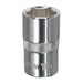 Sealey WallDrive Socket 16mm 1/2"Sq Drive Fully Polished SP1216 Sealey - Dynamic Drive