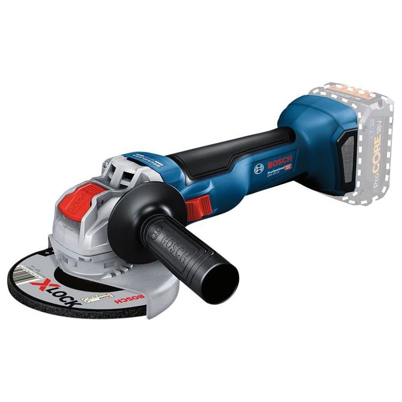 Bosch GWX 18V-10 Professional X-LOCK Angle Grinder 125mm 18V Bare Unit Bosch - Dynamic Drive