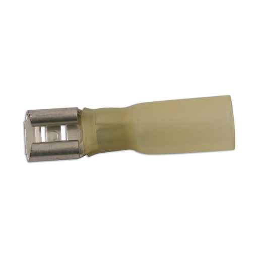 Connect Yellow Heat Shrink Male Push-on 6.3mm 25pc 30239 Tool Connection - Dynamic Drive