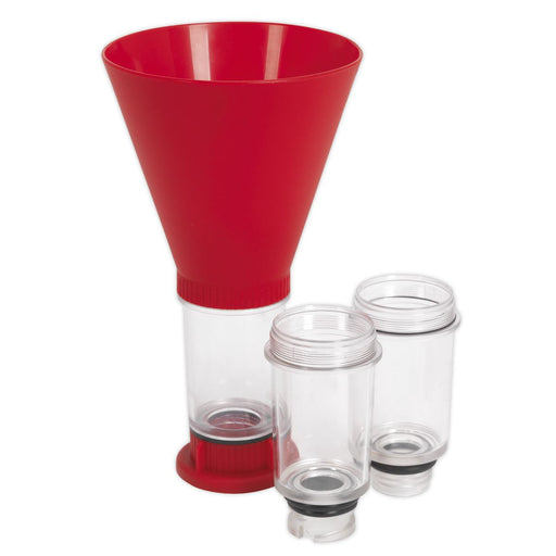 Sealey Engine Oil Funnel 4pc for BMW Fiat Ford Mazda Mercedes Toyota/Lexus VAG Sealey  - Dynamic Drive